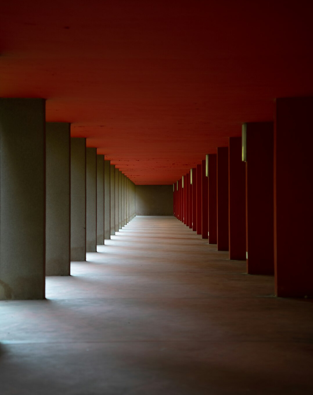 dark hallway with shadows